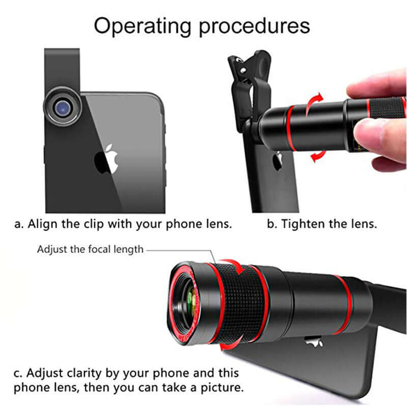 Clip-On Telephoto Lens