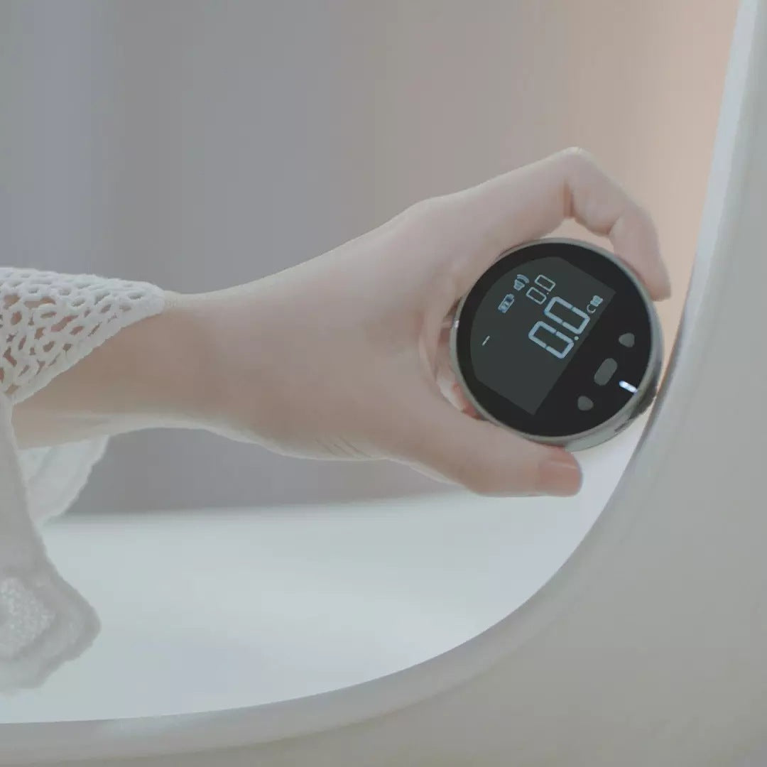 Compact electronic distance measuring instrument with high definition digital LCD and precise measurement display