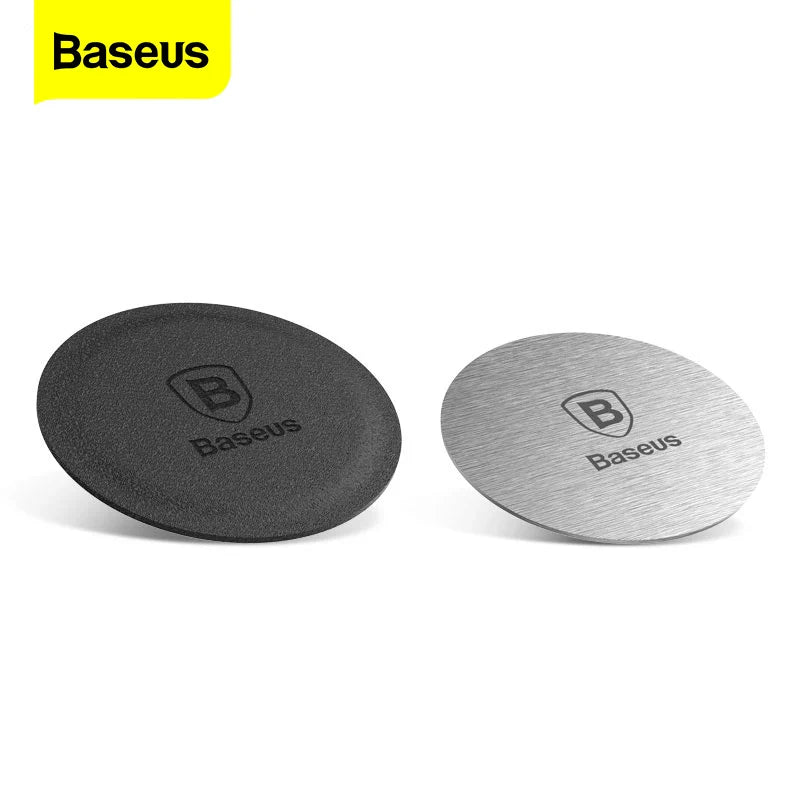 Baseus Car Phone Holder Metal Plate Magnetic Disk Car Mount Holder Magnet Metal Leather & Iron Sheets For Cellphone Stand In Car