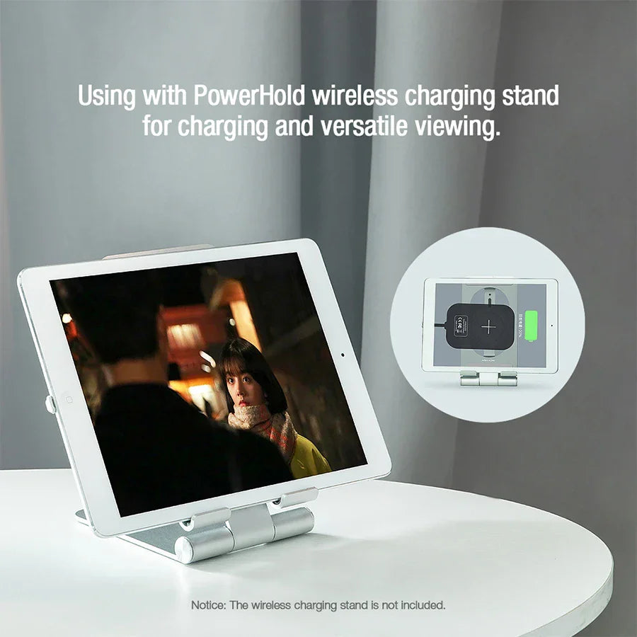 Nillkin Magic Tag S iPad wireless charging receiver chip compatible with iPad 10.2, 9.7, and iPad Pro 10.5 on PowerHold wireless charging stand