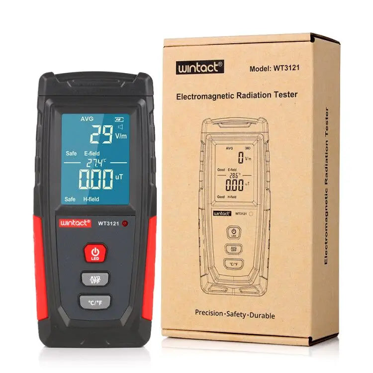 WINTACT EMF tester Electromagnetic Field Radiation Detector Tester Emf Meter Handheld Portable Emission Dosimeter EMF tester