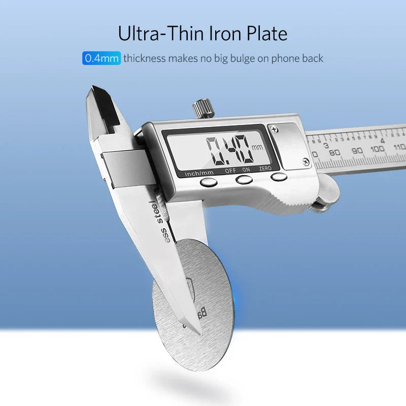 Baseus Car Phone Holder Metal Plate Magnetic Disk Car Mount Holder Magnet Metal Leather & Iron Sheets For Cellphone Stand In Car