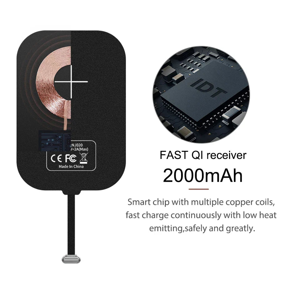 Nillkin Magic Tag S Qi wireless charging receiver chip for iPad 10.2 9.7 Pro with fast 2000mAh charging and smart copper coil design