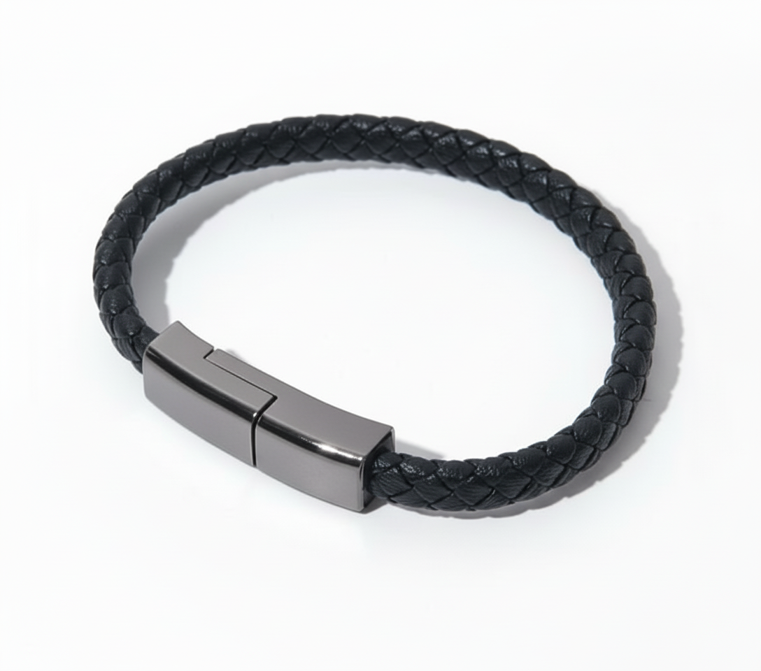Leather Tech Bracelet