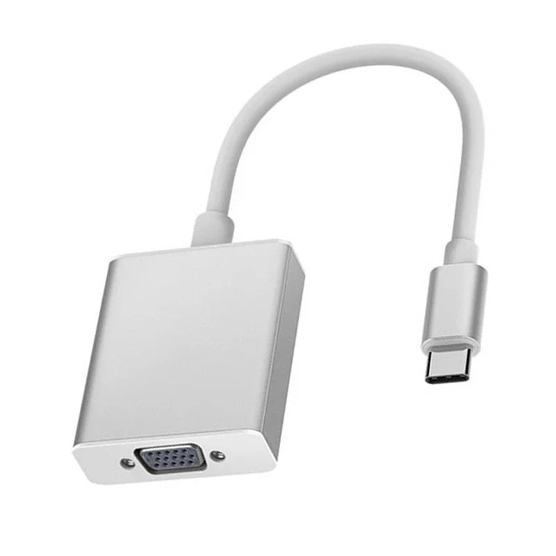 USB C Thunderbolt3 to VGA 1080P Display Adapter Type-C Male to VGA Female Converter Cable for Surface Book 2 Monitor Projector