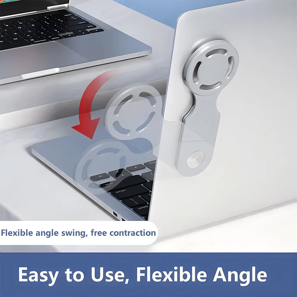 Laptop Side Screen Clip Foldable for Magsafe Case Phone Holder Extension Stand Mount Mag Safe Wiereless Chagre Cover Shell Funda