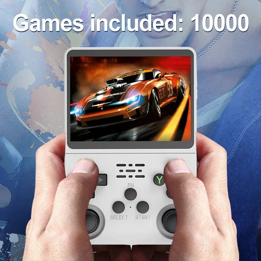 R36S Retro Handheld Video Game Console Linux System 3.5 Inch IPS Screen Portable Pocket Video Player R35S 64GB Games