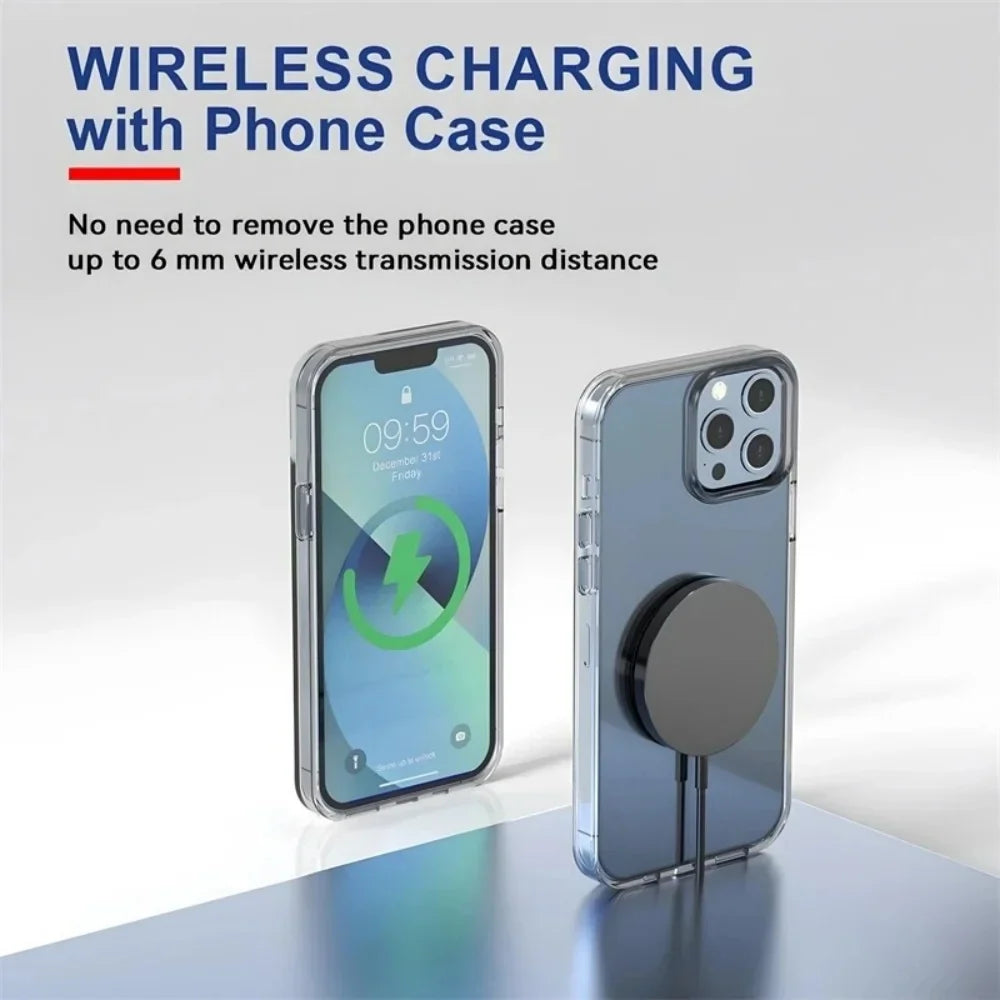 Fast Magnetic Phone Charger for iPhone 12-16 & Airpods