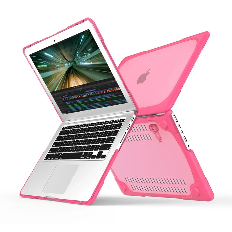 Stand Laptop Case for Air 13 A1369 A1466 MD760 Protection Cover for Retina 13/15 A1502 A1425 MD212 A1398 MC975 MC976 Shockproof
