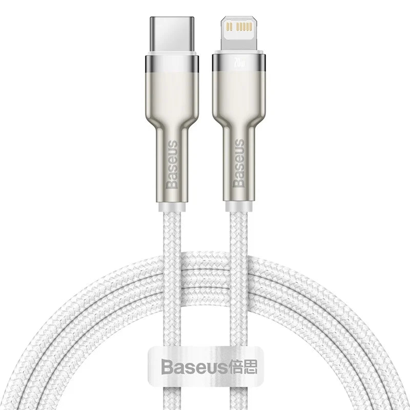 Baseus 20W PD USB C Cable for iPhone 14 13 12 Fast Charging Charger for MacBook iPad Pro Type C To Lightning Wire Cord