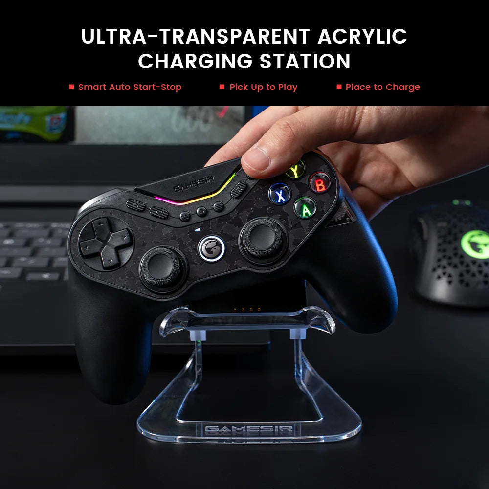GameSir Tarantula Pro Wireless Bluetooth Controllers With TMR Joysticks Switchable Face Buttons For PC/NS Mobile Phones Custom