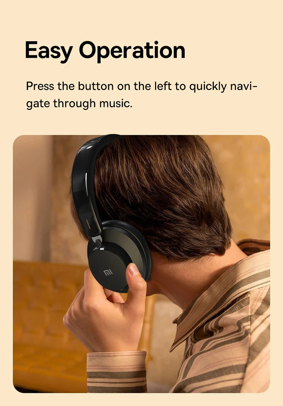 Original XIAOMI ANC Wireless Headphones Bluetooth 5.3 Earphones Foldable Gaming Headset Sport Headphone with Noise elimination