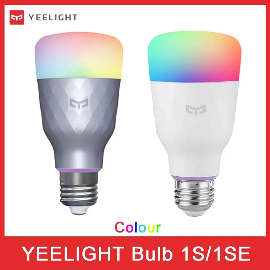 Yeelight LED Bulb WiFi - Smart Control | 16M Colors Bulb in 1S and 1SE models with gradient RGB lighting and sleek design for smart homes.