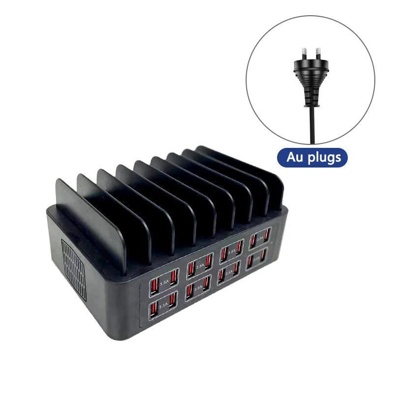 16 port USB hub mounting bracket for refurbished mobile phone USB hub charger, multi port charger bracket