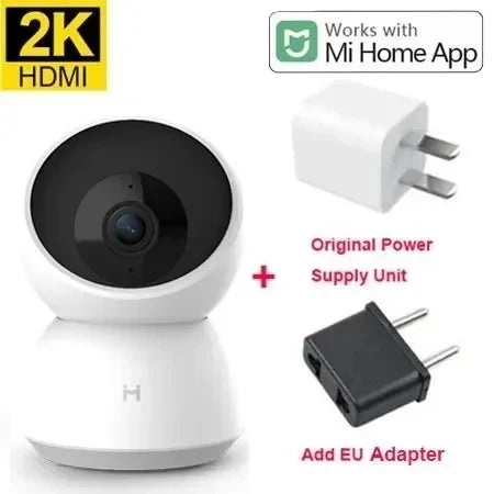 Smart Camera 2K 1296P HD 360° WiFi Night Vision IP Baby Monitor compatible with Mi Home App