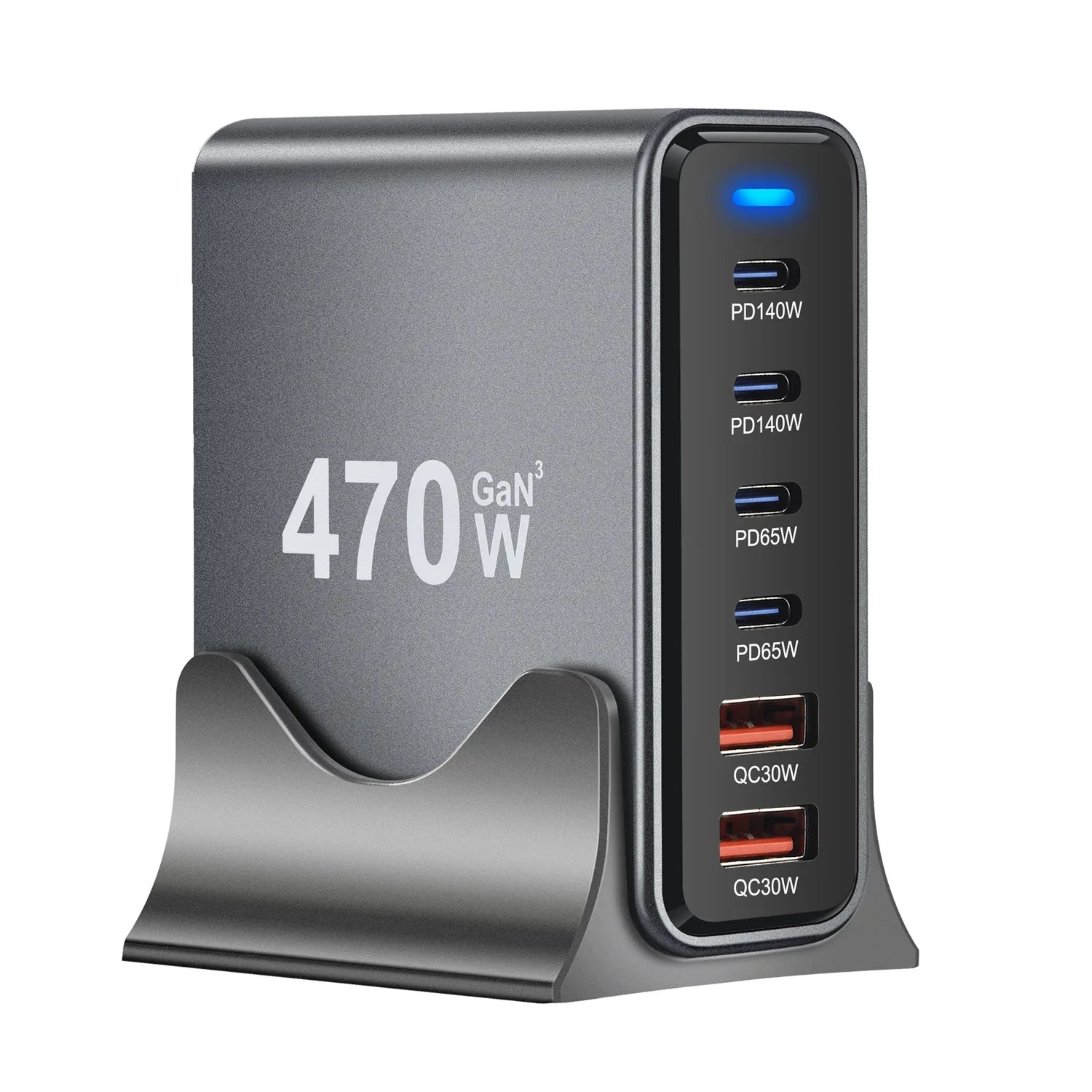 800W/670W/530W Fast USB C GaN Charger Block Dual 140W PD3.1 PPS Fast Charging Station for Multiple Devices Laptop Wall Charger