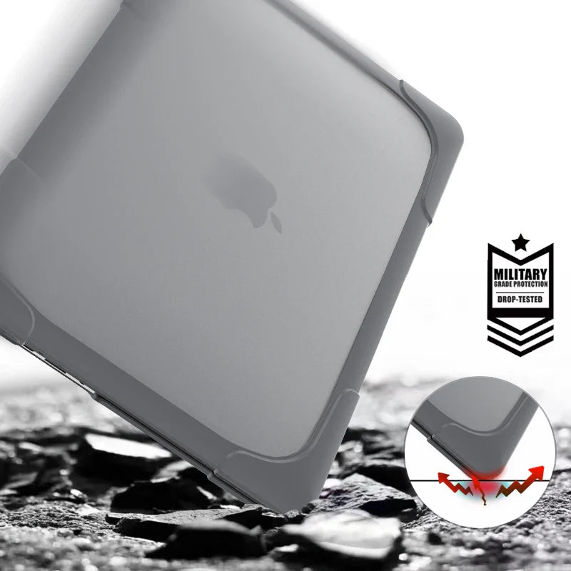 Stand Laptop Case for Air 13 A1369 A1466 MD760 Protection Cover for Retina 13/15 A1502 A1425 MD212 A1398 MC975 MC976 Shockproof