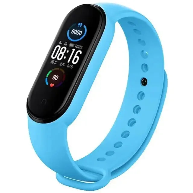Silicone Watch Strap For Xiaomi Mi Band 7 6 5 4 3 Wristband Bracelet Wrist Straps correa Mi Band 6 7 5 4 Smart watch Accessories