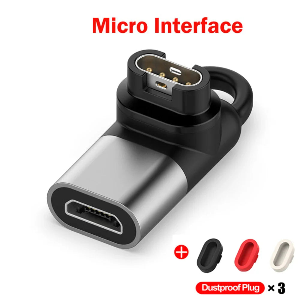 1 Meter USB Type C Charging Cable For Garmin Fenix 7 7S 7X 6 6S 6X 5 5S 5X Vivoactive 3 4 4S Venu 2 2S 3 3S With Dustproof Plug