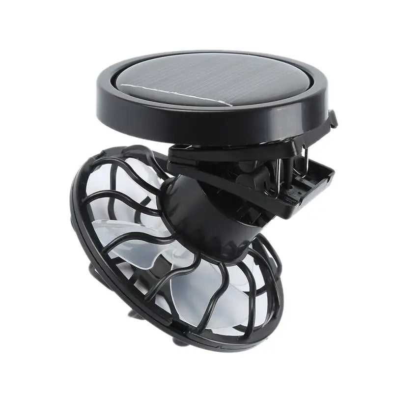 Car Solar Fan Sun Energy Cell Cooling Usb Portable Fan Cooler Mini Fan Clip-on Hat For Summer Electrical Appliances For Camping