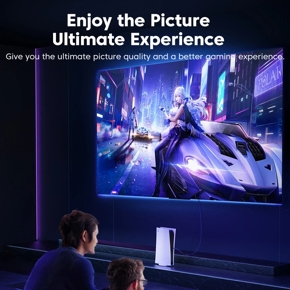 Toocki HDMI 2.1 Compatible Cable For Xiaomi Box PS5 PS4 Laptop Projector 8K@60Hz High Speed HDR HDMI Cable Dolby Vision 48Gbps
