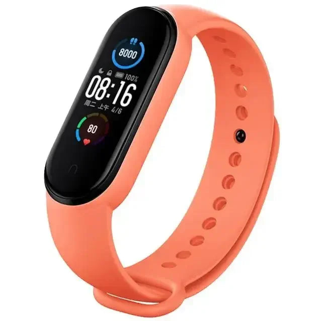 Silicone Watch Strap For Xiaomi Mi Band 7 6 5 4 3 Wristband Bracelet Wrist Straps correa Mi Band 6 7 5 4 Smart watch Accessories