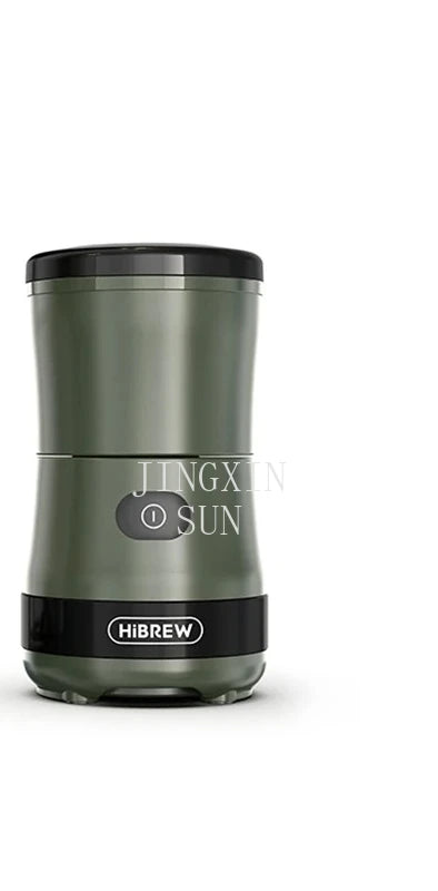 HiBREW Portable 3in1 Electric Coffee Grinder 2000mAh Double Cup Fruit Mixers Juicers Blender Ice Crusher Camping or Journey G2