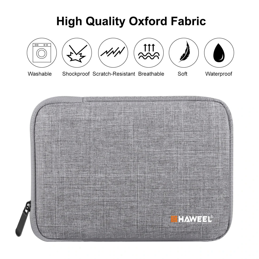 HAWEEL 7.9 / 9.7 inch Tablet Liner Sleeve Case Zipper Briefcase Pouch Bag For iPad Tablets Macbook Shockproof Case Carrying Bag