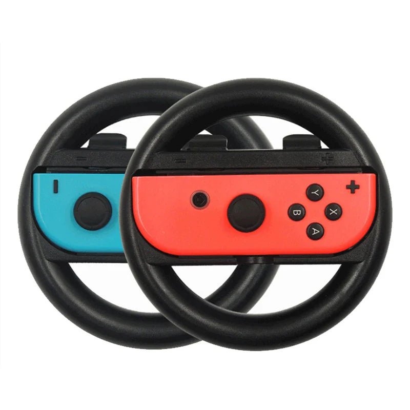 for NS Switch Joy-Con Steering Wheel Set Professional Simulate Racing Games Controller Joy-Con Handle