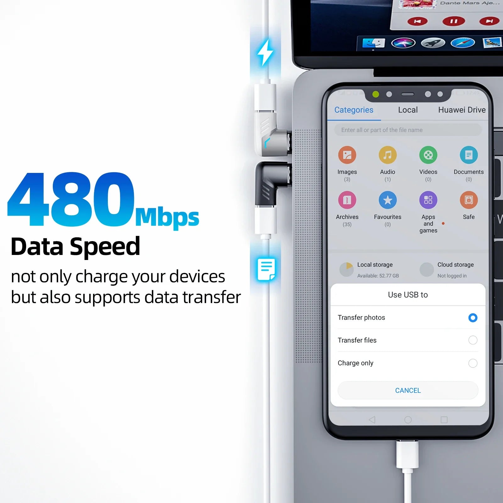 120W Usb C To Type C Magnetic Adapter Fast Charging Usb Type C Magnet Converter Magnetic Cable Right Angle Usbc Connector