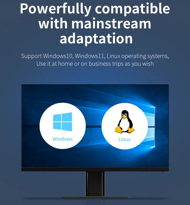 Comfast BE6500 WiFi 6 USB adapter compatible with Windows 10, 11 and Linux operating systems for desktop and laptop wireless networking.