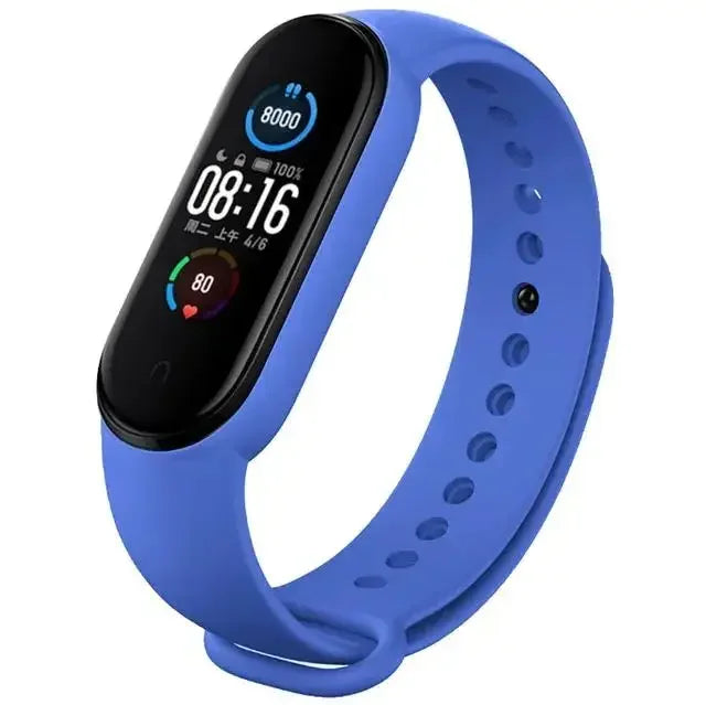 Silicone Watch Strap For Xiaomi Mi Band 7 6 5 4 3 Wristband Bracelet Wrist Straps correa Mi Band 6 7 5 4 Smart watch Accessories