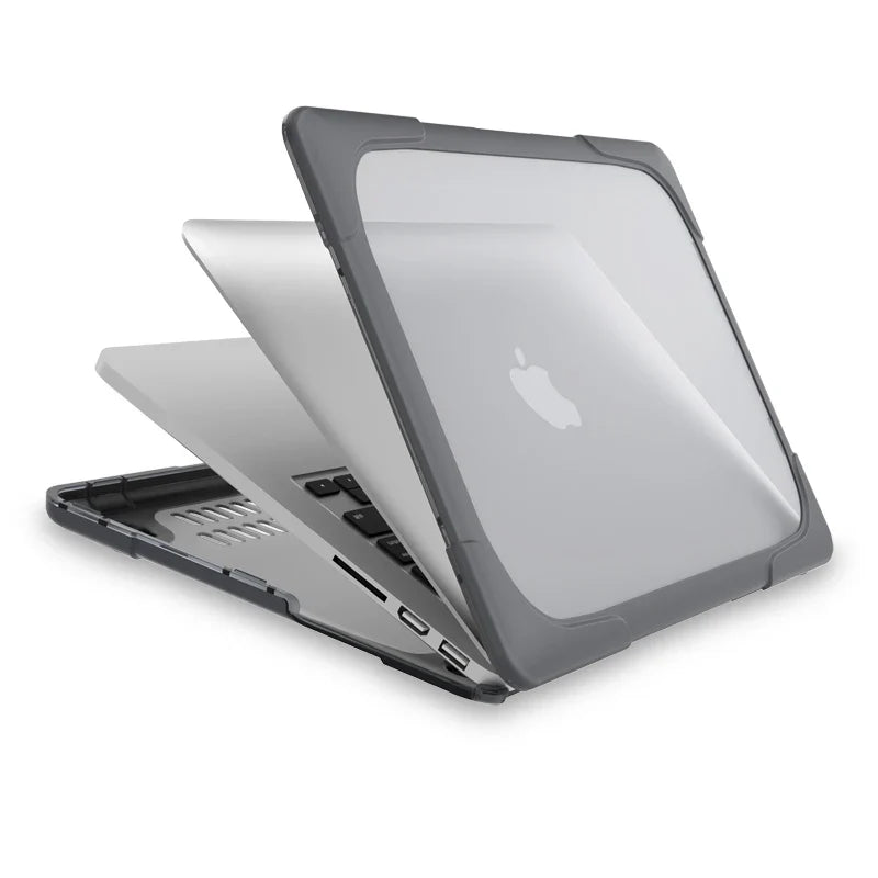 Stand Laptop Case for Air 13 A1369 A1466 MD760 Protection Cover for Retina 13/15 A1502 A1425 MD212 A1398 MC975 MC976 Shockproof