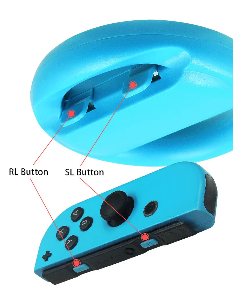 for NS Switch Joy-Con Steering Wheel Set Professional Simulate Racing Games Controller Joy-Con Handle