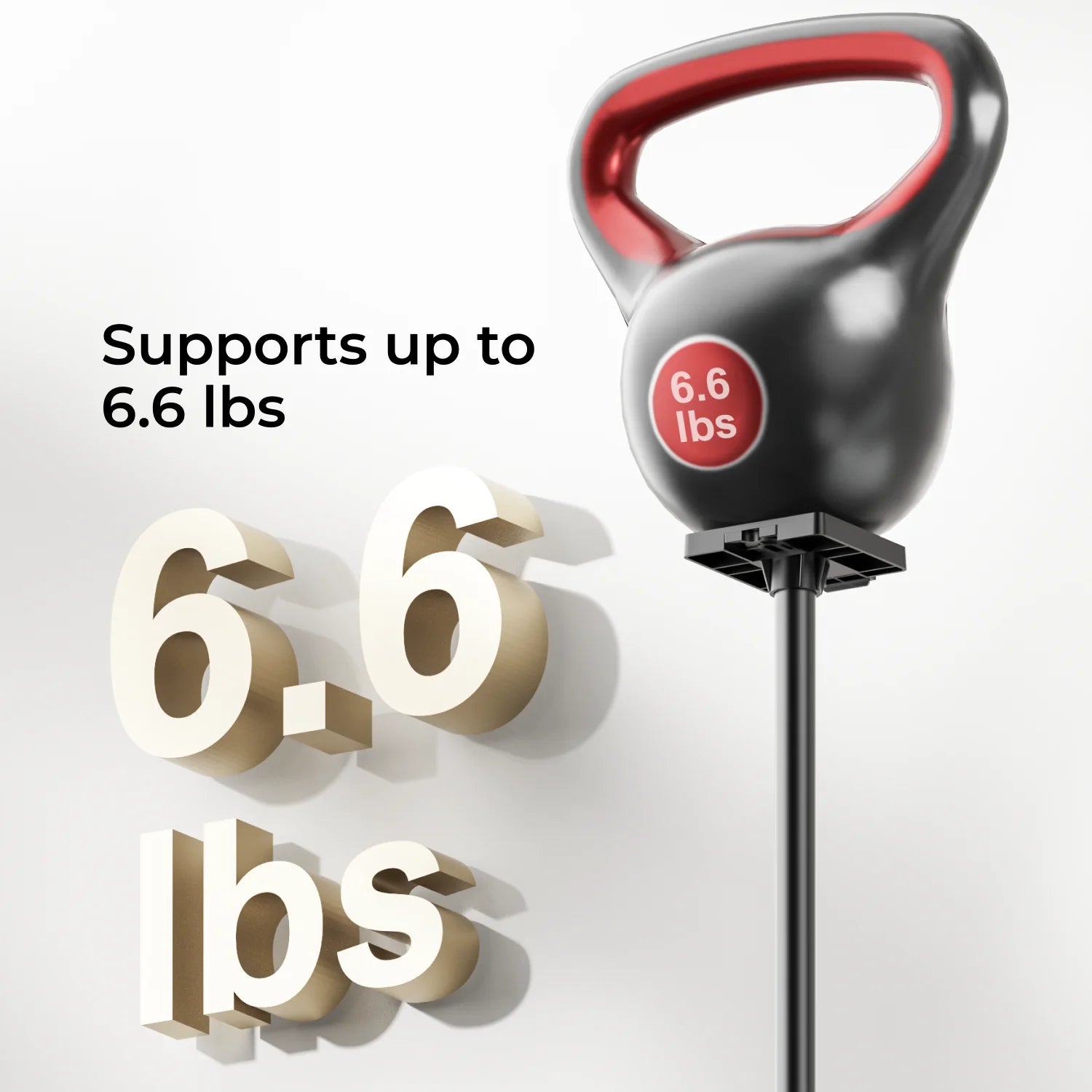 ULTIMEA Steady 310 Height Adjustable Speaker Stand from 62cm to 93cm for Surround Speakers with a Load Capacity of up to 3kg