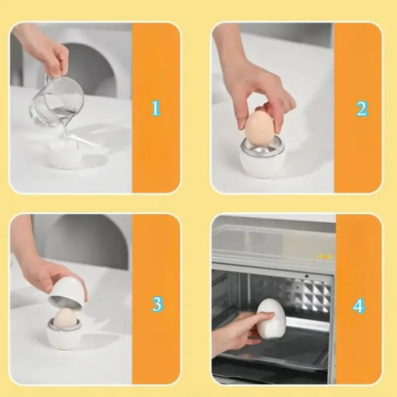 Microwave Eggs Steamer Boiler Cooker 1/4 Eggs Capacity Easy Quick 5 Minutes Hard Or Soft Boiled Kitchen Cooking Tools