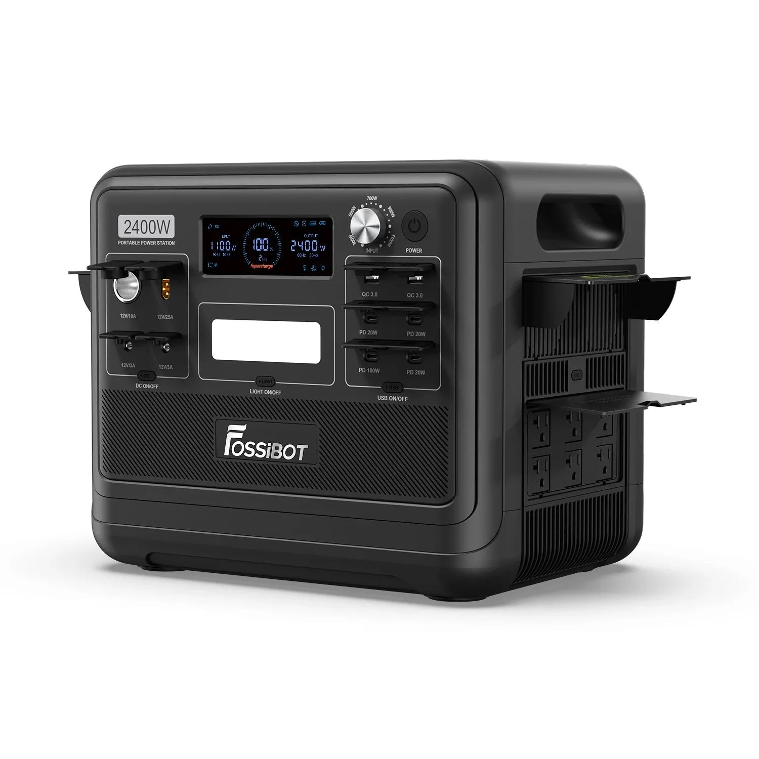 Hot Sale 2400W Solar Power Station Fossibot F2400 with Fast Charger  Long Lasting Time Cheap Power Provider