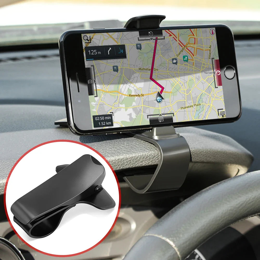 Car Phone Holder GPS Navigation Dashboard Phone Holder For Renault Clio Logan Megane Koleos Scenic Dacia Duster kaptur fluence