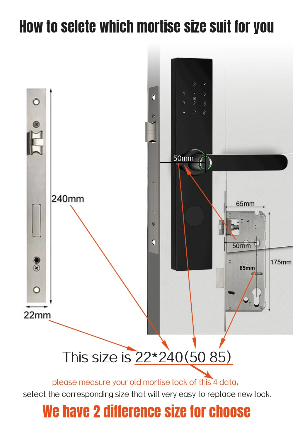 Wifi Smart Fingerprint Door Lock Digital Electronic Lock Fingerprint/IC Card/Password/Key/APP Remote Unlock Work with Alexa