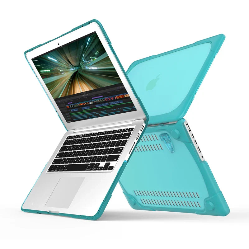 Stand Laptop Case for Air 13 A1369 A1466 MD760 Protection Cover for Retina 13/15 A1502 A1425 MD212 A1398 MC975 MC976 Shockproof