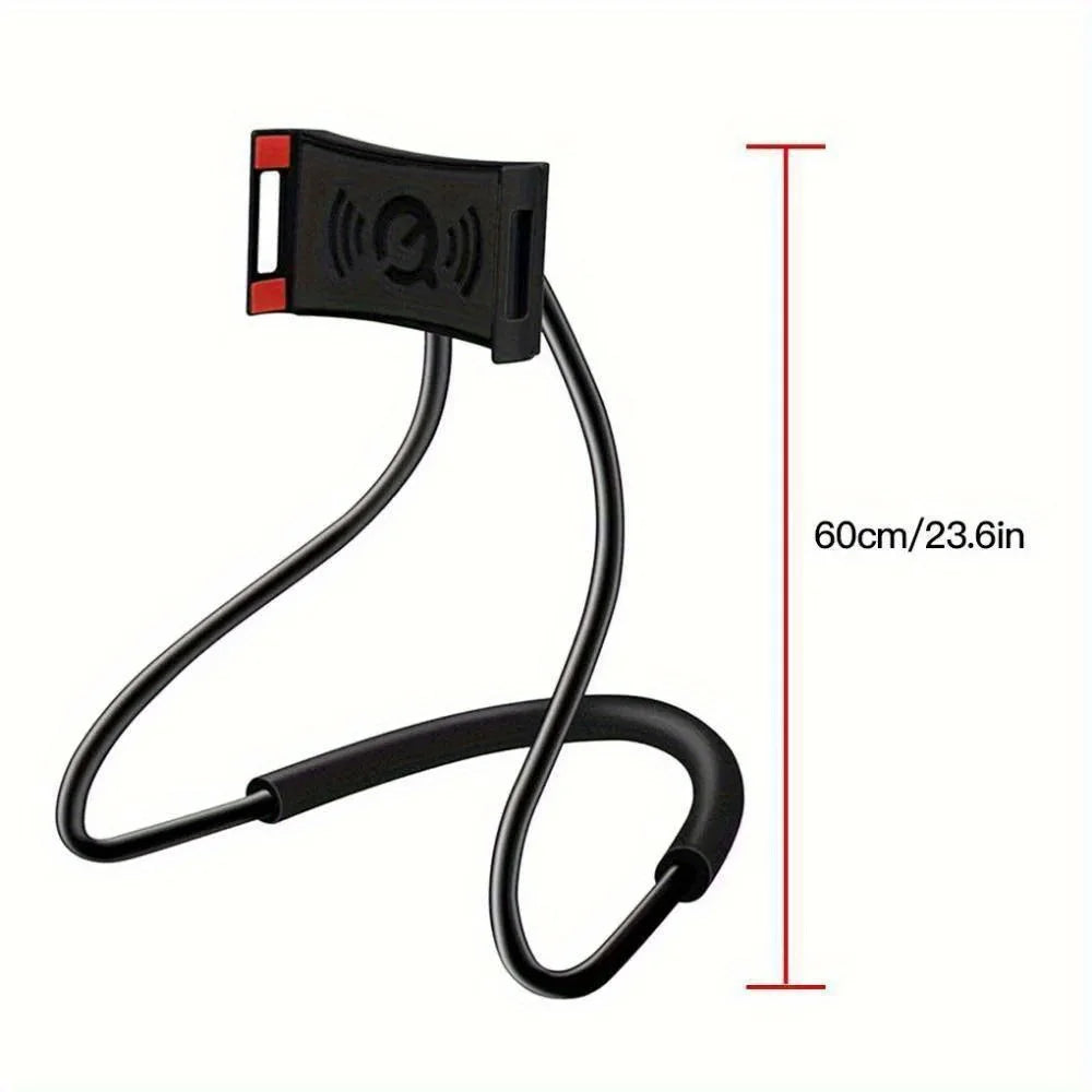 Lazy Hanging Neck Phone Stand Holder Rotatable Mobile Phone Stand Necklace Bracket Bed 360 Degree Phone Holder For Smartphones