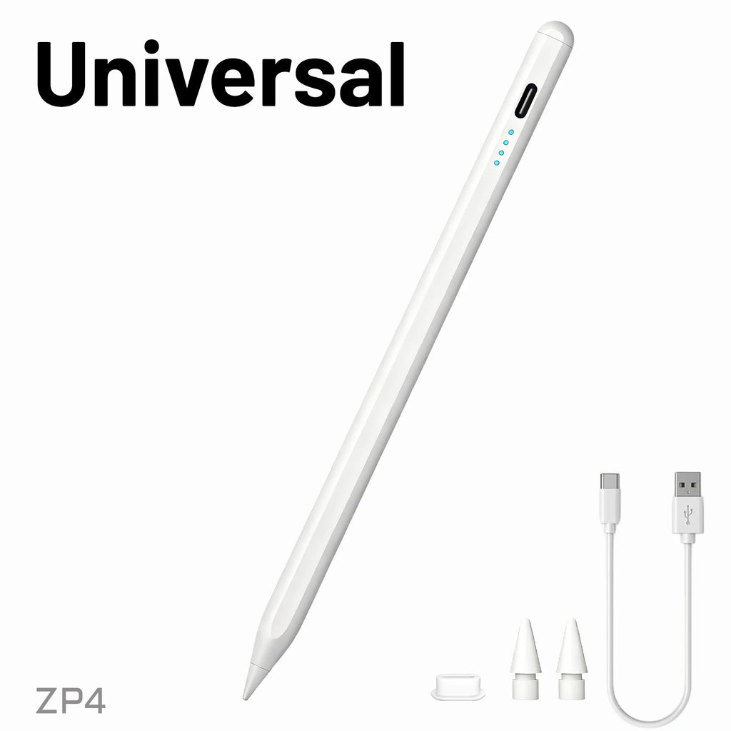 Universal Stylus Pen, Active Stylus Pen Compatible for iOS and Android Touchscreens/Phones, Rechargeable Stylus Pen with Dual To