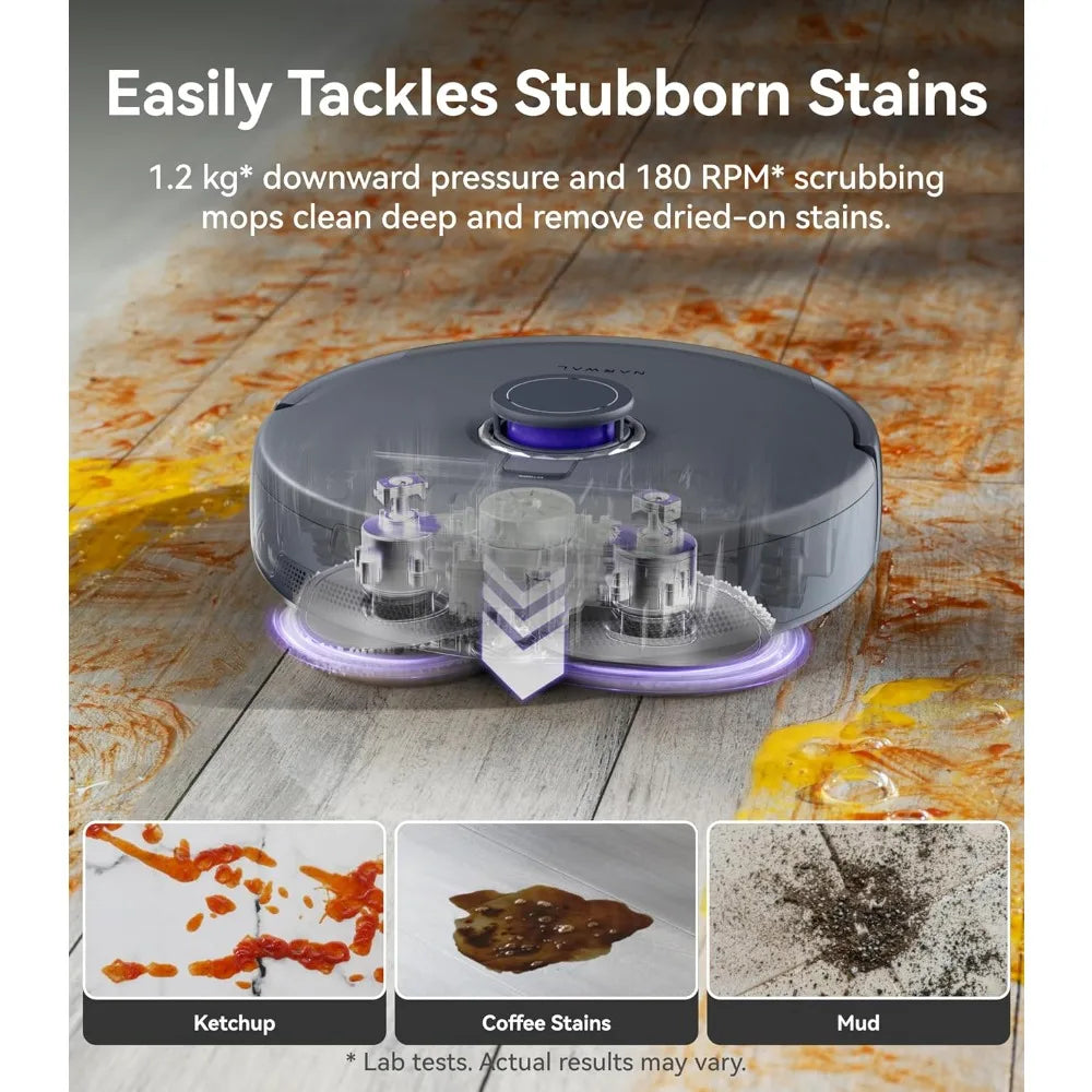 Freo Z Ultra Robot Vacuum and Mop Combo, Dual RGB Cameras and Chips, AI Avoidance, 12000Pa Suction, Real-Time Decisions- HOME