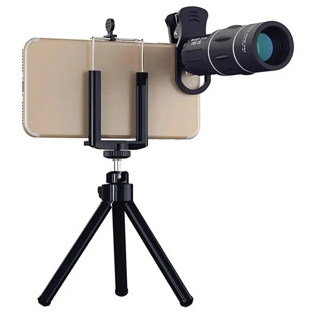 Universal Mobile Phone Telephoto Lens External Zoom Camera Lens for Concerts 18x Magnification