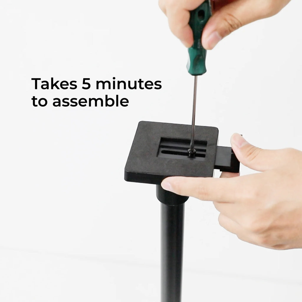 ULTIMEA Steady 310 Height Adjustable Speaker Stand from 62cm to 93cm for Surround Speakers with a Load Capacity of up to 3kg