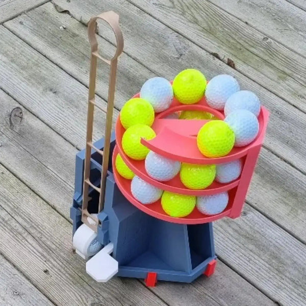 Automatic Golf Ball Dispenser – Golf Swing Training Aid & Tee-Up Machine