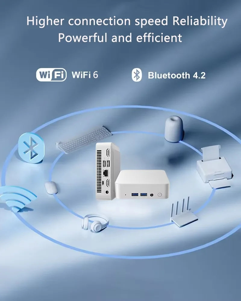 2025 MINI PC Windows 10 Intel Core i7-8500Y Mini Computer 12GB LPDDR3 1TB M.2 SSD Mini PC WIFI 6 BT4.2 4K HD Mini Gaming Pc