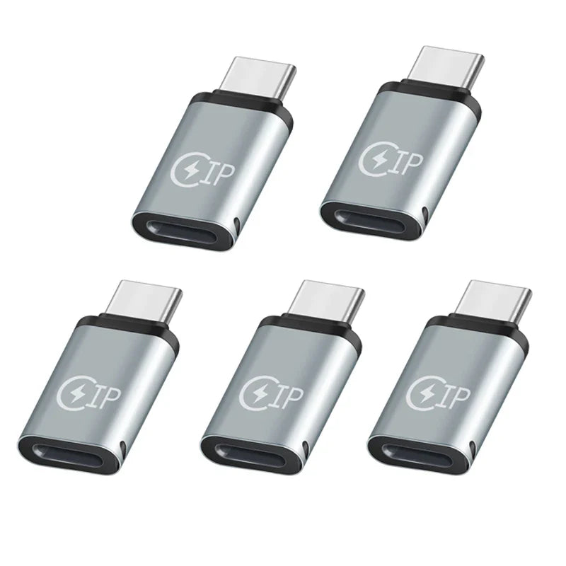 Universal Type-C Phone Charging Adapter Lightning Female To USB C Male Cable Converter Fast Charge Connector