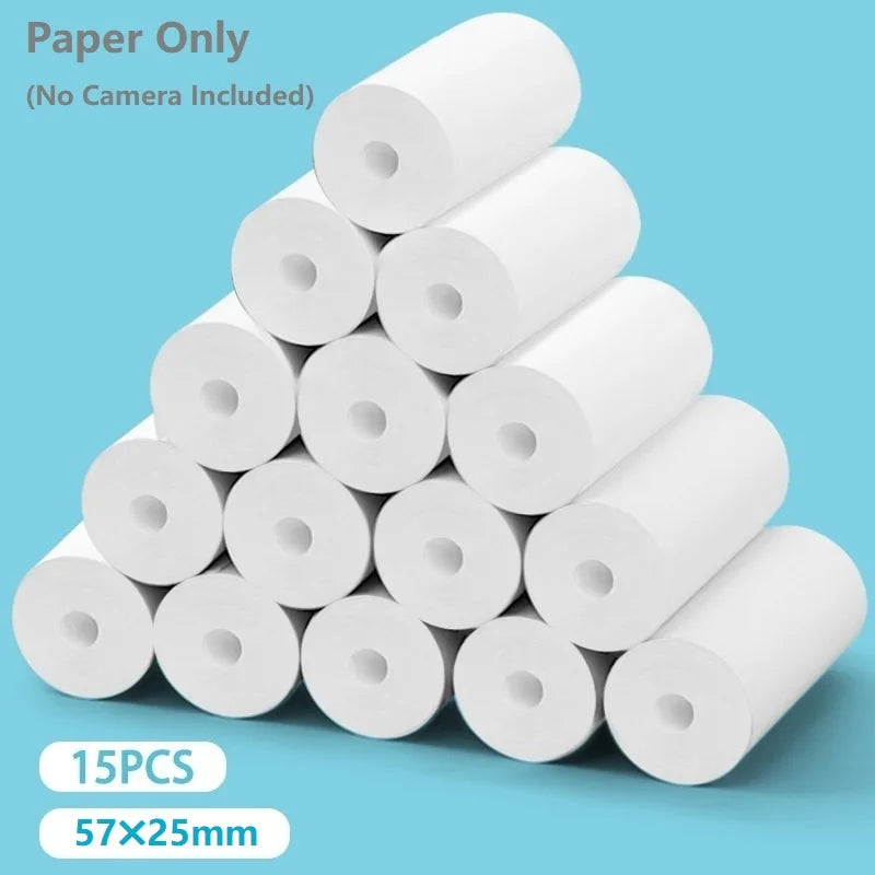 Children Instant Camera Print Camera 2.0" 1080P Video Photo Digital Camera with Thermal Print Paper for Kids Birthday Gift Toys