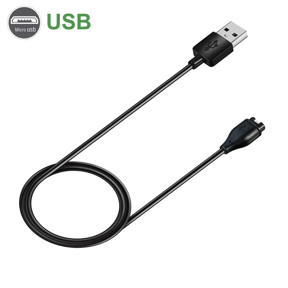 1 Meter USB Type C Charging Cable For Garmin Fenix 7 7S 7X 6 6S 6X 5 5S 5X Vivoactive 3 4 4S Venu 2 2S 3 3S With Dustproof Plug